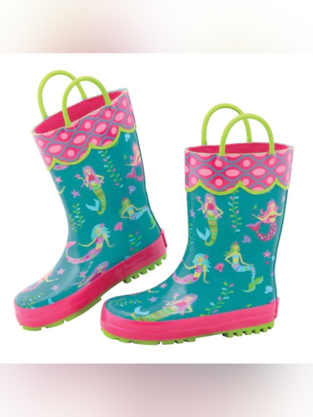 Stephen Joseph Mermaid Rain Boots